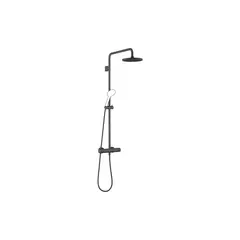 Dornbracht Showerpipe, med termostat &#216;220 mm, u/h&#229;nddusj, Sort Matt