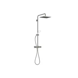 Dornbracht Showerpipe, med termostat 300x240 mm, u/h&#229;nddusj, Dark Pl. Matt