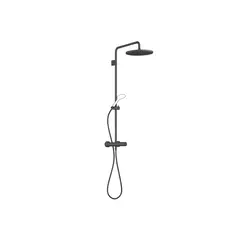 Dornbracht Showerpipe, med termostat &#216;300 mm, u/h&#229;nddusj, Sort Matt