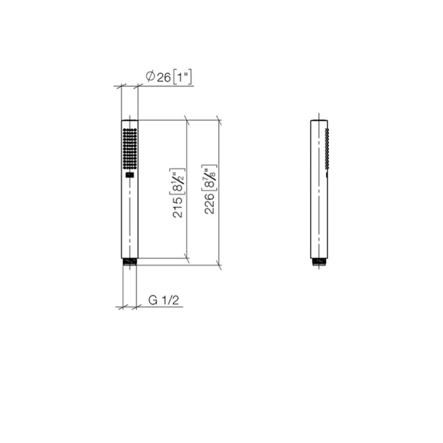 Dornbracht Various Hånddusj 15 l/min, Krom 