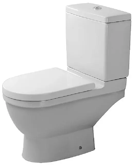 Duravit Starck 3 Gulvstående toalett Med sisterne og myktlukkende sete/lokk 