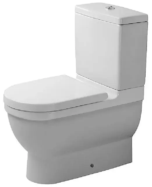 Duravit Starck 3 Gulvstående toalett Med sisterne og myktlukkende sete/lokk 