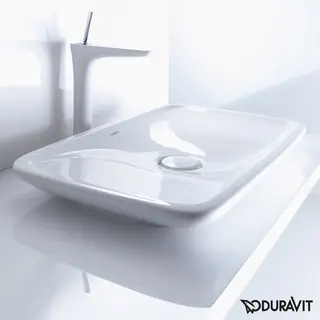 Duravit Pura Vida Toppmontert servant 700x420 mm, for benkeplate