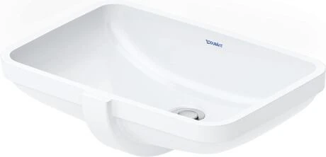 Duravit No.1 Underlimt Servant 525x380 mm, u/bl.hull, m/o.l, Hvit 