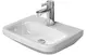 Duravit Durastyle Vegghengt servant 450x335 mm. 1 blanderhull, Wondergliss