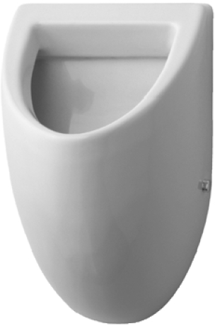 Duravit Darling New Urinal Fizz 305x285mm, hvit,med flue, Wondergliss 