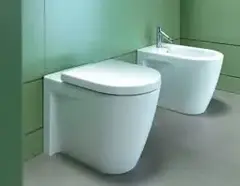 Duravit Starck 2 Gulvstående toalett 370x570 mm, Hvit, Wondergliss