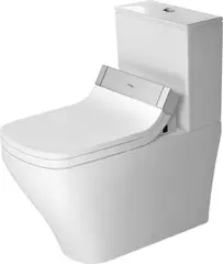 Duravit Durastyle Gulvstående toalett 370x700 mm, m/skjult feste, HygieneGlaze