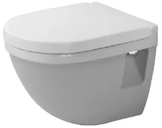 Duravit Starck 3 Compact Veggh. toalett 360x485 mm, WonderGliss