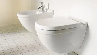 Duravit Starck 3 Vegghengt bid&#233; 360x540 mm, med skjult feste