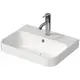 Duravit Happy D.2 Plus Toppmontert serv. 500x400 mm, slipt underkant, Hvit