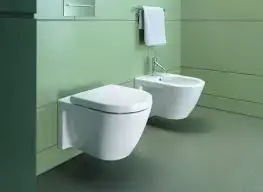 Duravit Starck 2 Vegghengt toalett 365x540 mm, Hvit, Wondergliss 