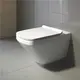 Duravit Durastyle Vegghengt toalett 370x540 mm, u/skyllekant, skjult feste.