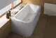 Duravit Happy D.2 Badekar m/panel 1800x800 mm. H&#248;yre hj&#248;rne