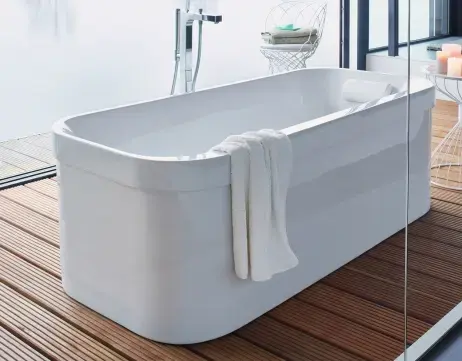 Duravit Happy D.2 Frittstående badekar 1800x800 mm. Med akrylpanel 