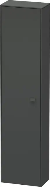 Duravit Brioso Høyskap m/1 dør 420x1770x240 mm, V, Grafitt Matt 