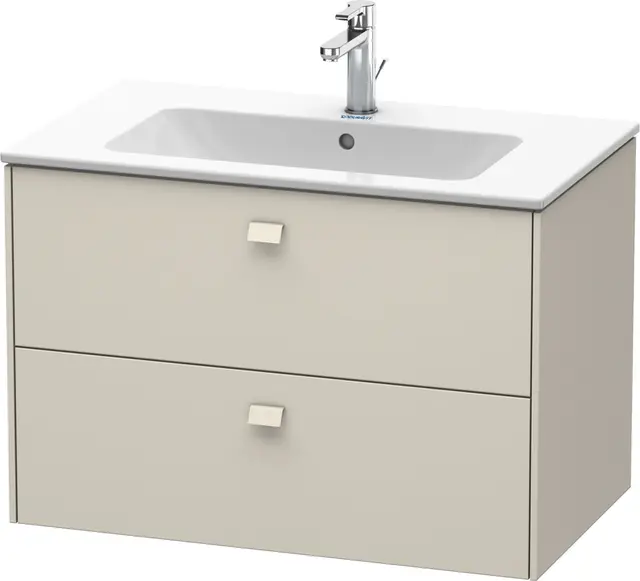 Duravit Brioso Servantskap m/2 skuffer 820x553x479 mm, Taupe 