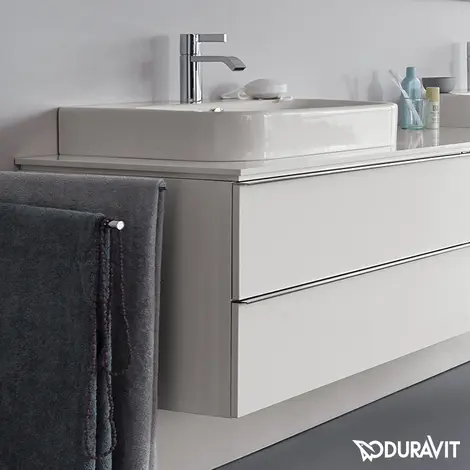 Duravit Happy D.2 Servantskap m/2 skuf. 600x548 mm. Til benkeplate D550 mm.