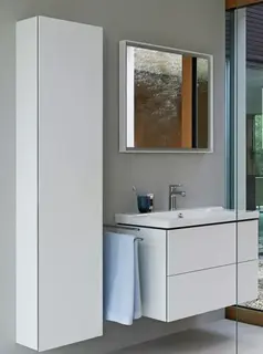 Duravit L-Cube H&#248;yskap m/1 d&#248;r 500x1760x243 mm. med 4 glasshyller