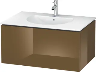 Duravit L-Cube Servantskap m/1 skuff 820x400x534 mm, Olivenbrun HG