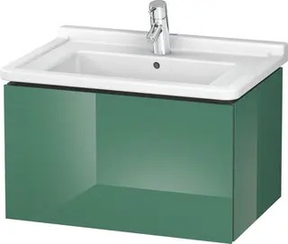 Duravit L-Cube Servantskap m/1 skuff 670x408x469 mm, Jadegr&#248;nn HG