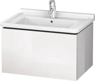 Duravit L-Cube Servantskap m/1 skuff 670x408x469 mm, Hvit H&#248;yglans