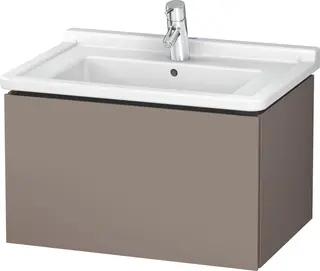 Duravit L-Cube Servantskap m/1 skuff 670x408x469 mm, Basalt Matt