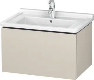 Duravit L-Cube Servantskap m/1 skuff 670x408x469 mm, Taupe Matt