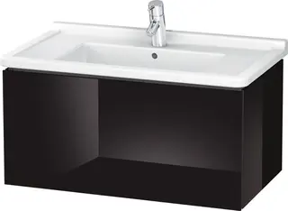 Duravit L-Cube Servantskap m/1 skuff 820x408x469 mm, Sort H&#248;yglans