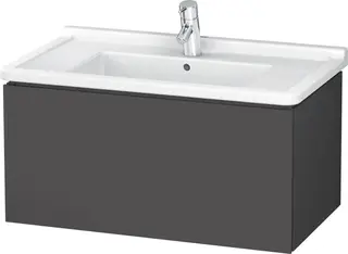 Duravit L-Cube Servantskap m/1 skuff 820x408x469 mm, Grafitt Matt