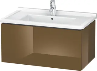 Duravit L-Cube Servantskap m/1 skuff 820x408x469 mm, Olivenbrun HG