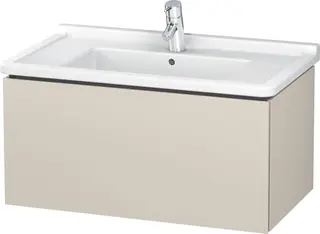 Duravit L-Cube Servantskap m/1 skuff 820x408x469 mm, Taupe Matt