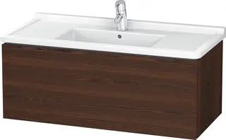 Duravit L-Cube Servantskap m/1 skuff 1020x408x469 mm, B&#248;rstet Valn&#248;tt