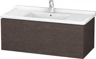 Duravit L-Cube Servantskap m/1 skuff 1020x408x469 mm, B&#248;rstet M&#248;rk Eik