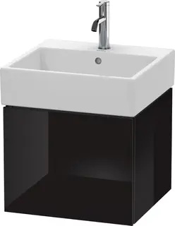 Duravit L-Cube Servantskap m/1 skuff 484x394x459 mm, Sort H&#248;yglans