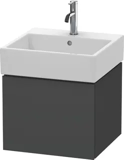 Duravit L-Cube Servantskap m/1 skuff 484x394x459 mm, Grafitt Matt