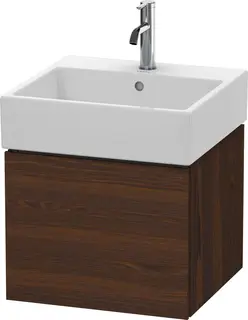 Duravit L-Cube Servantskap m/1 skuff 484x394x459 mm, B&#248;rstet Valn&#248;tt