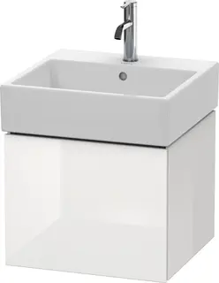 Duravit L-Cube Servantskap m/1 skuff 484x394x459 mm, Hvit H&#248;yglans Lakk