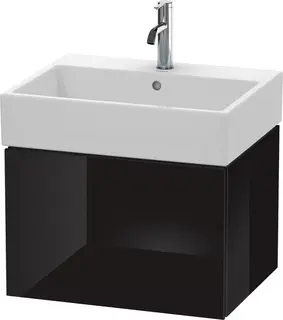 Duravit L-Cube Servantskap m/1 skuff 484x394x459 mm, Sort H&#248;yglans