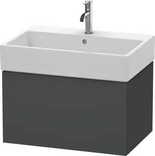 Duravit L-Cube Servantskap m/1 skuff 684x394x459 mm, Grafitt Matt