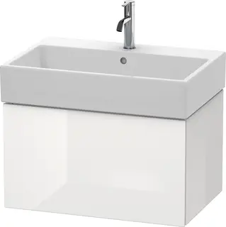 Duravit L-Cube Servantskap m/1 skuff 684x394x459 mm, Hvit H&#248;yglans Lakk