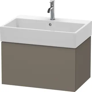 Duravit L-Cube Servantskap m/1 skuff 684x394x459 mm, Flanellgr&#229; Matt