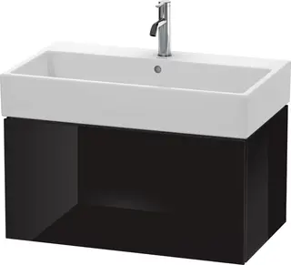 Duravit L-Cube Servantskap m/1 skuff 784x394x459 mm, Sort H&#248;yglans