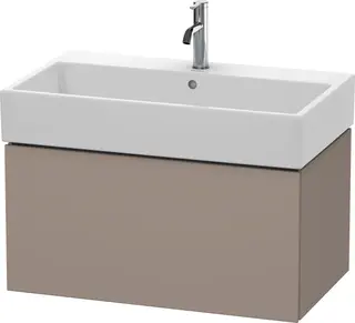 Duravit L-Cube Servantskap m/1 skuff 784x394x459 mm, Basalt Matt