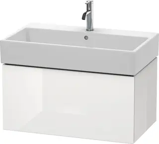 Duravit L-Cube Servantskap m/1 skuff 784x394x459 mm, Hvit H&#248;yglans Lakk