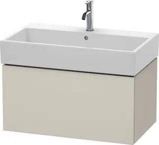 Duravit L-Cube Servantskap m/1 skuff 784x394x459 mm, Flanellgr&#229; Matt