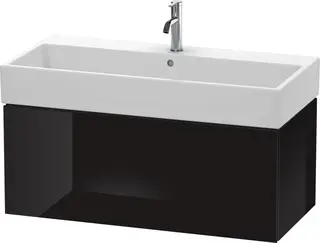 Duravit L-Cube Servantskap m/1 skuff 984x394x459 mm, Sort H&#248;yglans