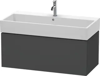 Duravit L-Cube Servantskap m/1 skuff 984x394x459 mm, Grafitt Matt