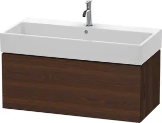 Duravit L-Cube Servantskap m/1 skuff 984x394x459 mm, B&#248;rstet Valn&#248;tt