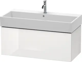 Duravit L-Cube Servantskap m/1 skuff 984x394x459 mm, Hvit H&#248;yglans Lakk